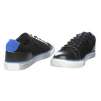 Magna Suede Sneaker // Black + Light Blue (Euro: 41)
