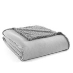 Micro Flannel® Sherpa Backed Blanket // GreyStone (Twin // 66x90)