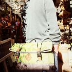 Antoine Shoulder Bag (Green, Grey)