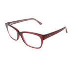 Tod's // Kevin Geometirc Optical Frame // Round // Red