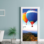 Hot Air Balloon Adventure // Door Mural