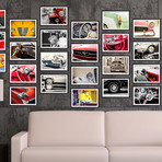 Vintage Cars Collage Mural