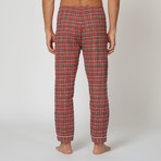 Pantaloni Flannel Pajama Pant // Red Checks (2XL)