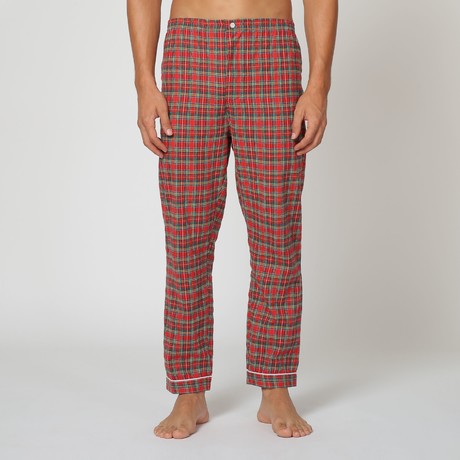 Pantaloni Flannel Pajama Pant // Red Checks (S)