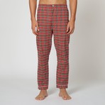 Pantaloni Flannel Pajama Pant // Red Checks (XL)