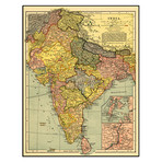 India (9"W x 11.5"H)