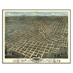 Atlanta, 1871 (12.75"W x 10"H)