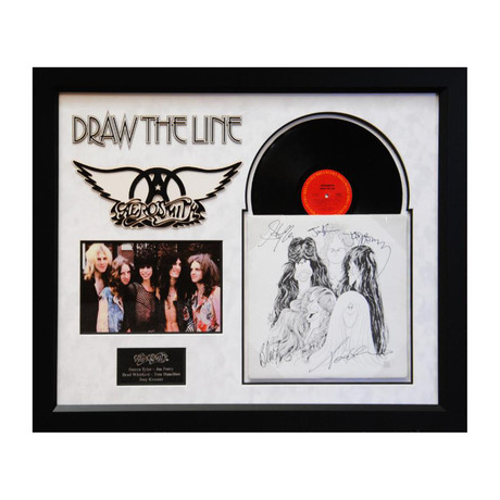 Aerosmith Signed Album // Draw The Line