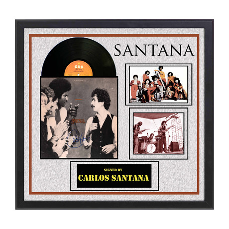 Carlos Santana Signed Album // Santana