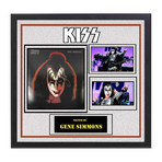 Autographed 'Kiss' Album Collage // Gene Simmons