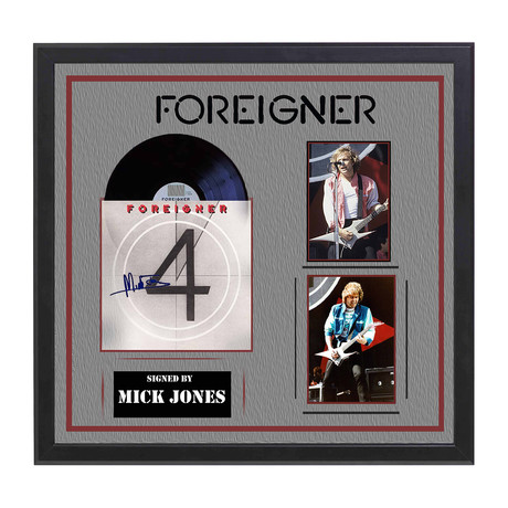 Autographed '4' Album Collage // Foreigner