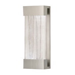 Crystal Bakehouse Sconce // Linear Silver (14")