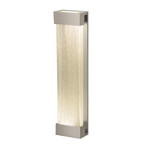 Crystal Bakehouse Sconce // Linear Silver (14")
