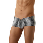 Speckled Zipper Short // Black + White (S)