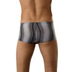 Speckled Zipper Short // Black + White (S)