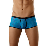 Swirl Mesh Enhancer Short // Blue (S)