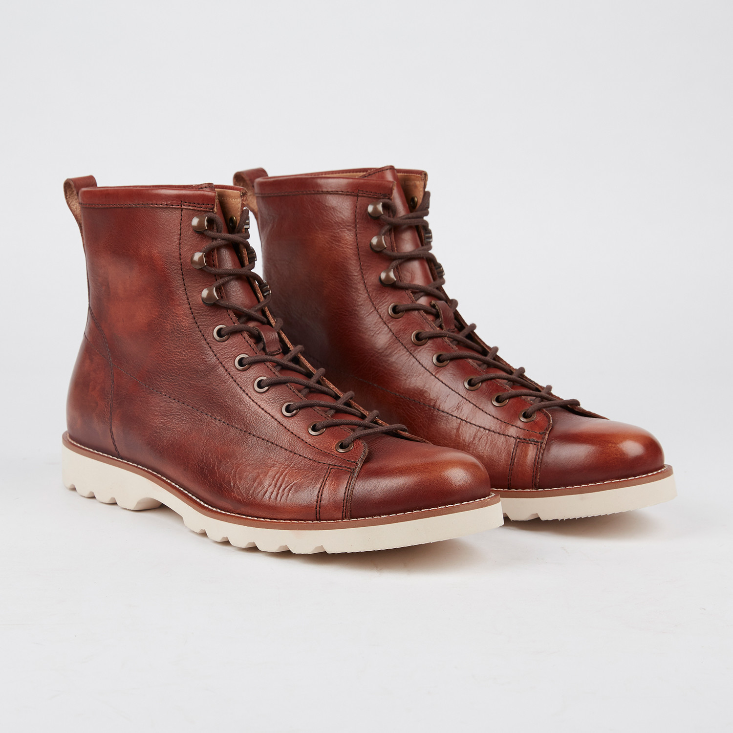 Barton Lace-Up Boot // Brown (US: 7) - Vintage Foundry - Touch of Modern