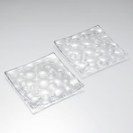 Sphere // Square Plate 8" // Set of 8 (8.3 Inches)