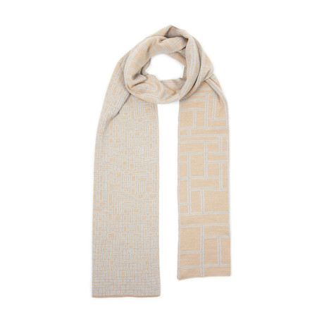 Thesis Scarf // Light Blue + Nude