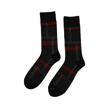 Vector Socks // Red (US Shoe Size 5-7)