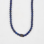 Healing Stone 2-In-1 Necklace + Wrap Bracelet // Lapis Lazuli (M)