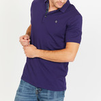 Quentin Slim Fit Polo Shirt // Navy (L)