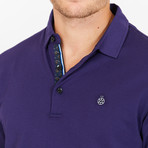 Quentin Slim Fit Polo Shirt // Navy (S)