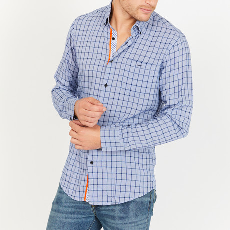 Francois Button-Up Shirt // Blue (S)