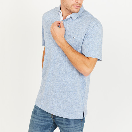Corbin Slim Fit Polo Shirt // Chalk Blue (S)