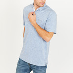 Corbin Slim Fit Polo Shirt // Chalk Blue (L)