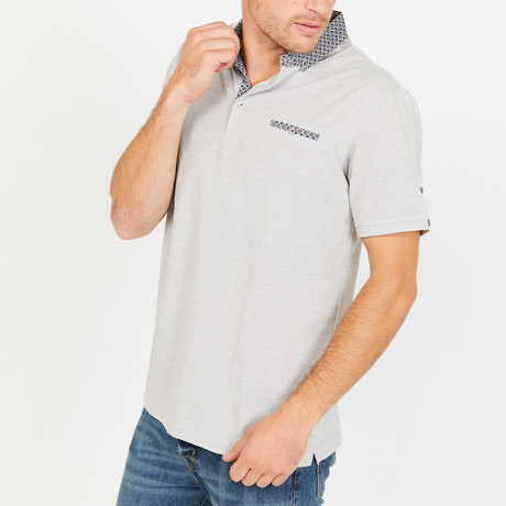 Tyler Slim Fit Polo Shirt // Light Gray (S)
