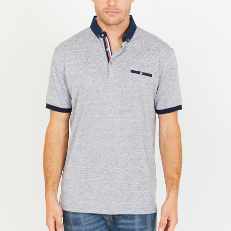 Wesley Slim Fit Polo Shirt // Gray (S)