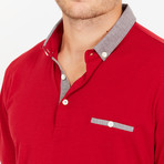 Hunter Slim Fit Polo Shirt // Red (L)