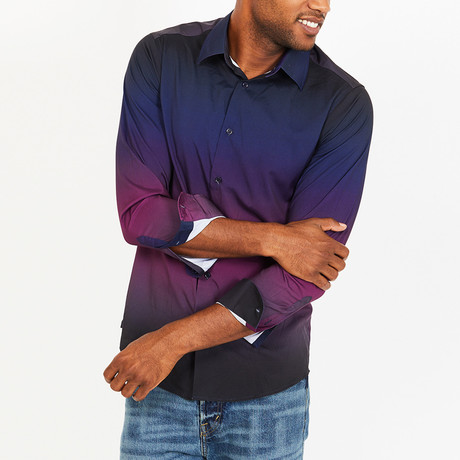 Adam Button-Up Shirt // Purple (S)