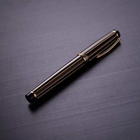 Incognito Fountain Pen // Black + Gold 