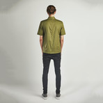 Zip T-Shirt // Olive (L)