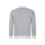 Cotton Cardigan // Gray (XL)