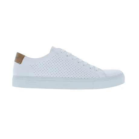 Perforated Low-Top Sneaker // White (Euro: 40)
