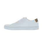 Perforated Low-Top Sneaker // White (Euro: 43)