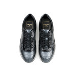 Croco Runner Sneakers // Gunmetal (US: 6)