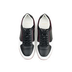 Plutus Sneakers // White + Black + Bordeux (US: 6)