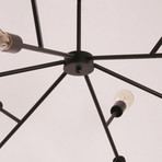 Vintage Sputnik Hanging Chandelier