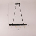 Rustic Linear Pendant Light