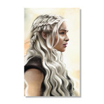 Daenerys Targaryen // Stretched Canvas (16"W x 24"H x 1.5"D)