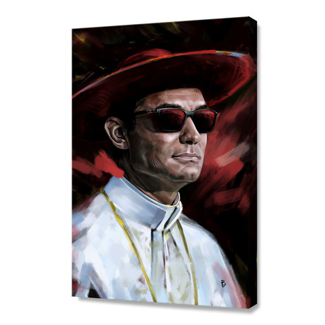 The Young Pope // Stretched Canvas (16"W x 24"H x 1.5"D)
