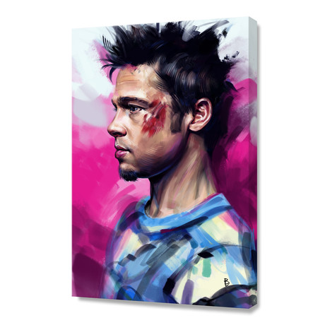 Tyler Durden // Stretched Canvas (16"W x 24"H x 1.5"D)