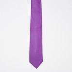 Herringbone Silk Tie // Purple