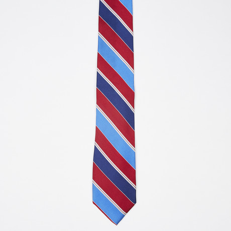 Bold Stripe Tie // Blue