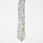 Paisley Silk Tie // Tan