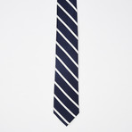 Sailor Stripe Silk Tie // Navy
